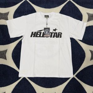 Hellstar Black Logo White T-Shirt Men’s Size Large
